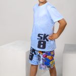 SK 8 (majica & šorc) komplet Color Drop