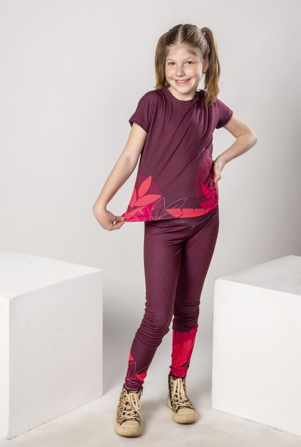 Višnjica (majica & helanke) komplet Color Drop