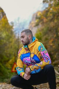 Blue Hand muški duks Color Drop