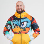 Patka muški duks Color Drop Crna Gora