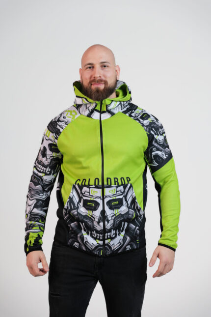 Zeleni samuraj muški duks Color Drop Crna Gora