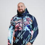 Zevs muški duks Color Drop Crna Gora