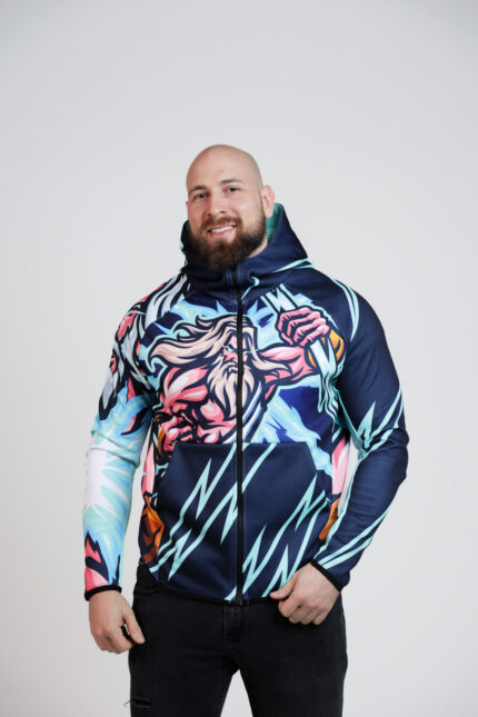 Zevs muški duks Color Drop Crna Gora